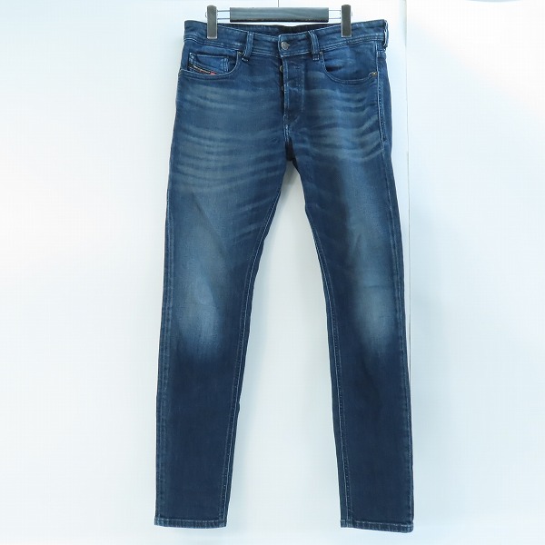 実際に弊社で買取させて頂いたDIESEL/ディーゼル SLEENKER SKINNY STRETCH/スキニー ストレッチ クラッシュダメージ加工 デニムパンツ/ジーンズ W32L30