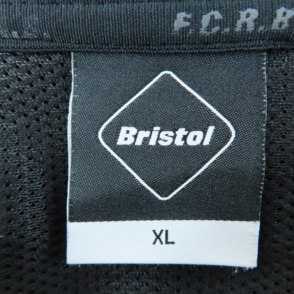 実際に弊社で買取させて頂いたF.C.Real Bristol/エフシーレアルブリストル VENTILATION HOODIE ジップアップパーカー FCRB-192003 /XLの画像 2枚目