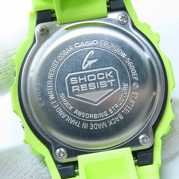 実際に弊社で買取させて頂いた【保証期間内】G-SHOCK/Gショック ビビッドイエロー DW-5600EP-9JFの画像 3枚目