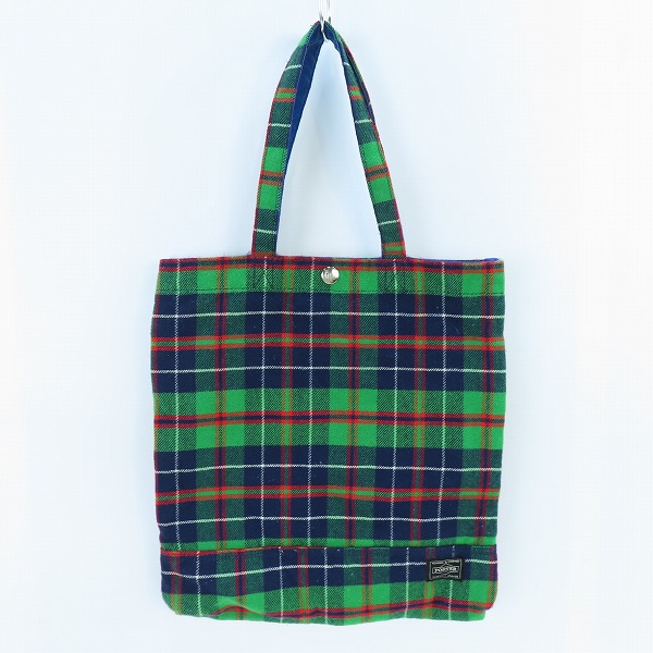 実際に弊社で買取させて頂いたHEAD PORTER/ヘッドポーター トートバック チェック