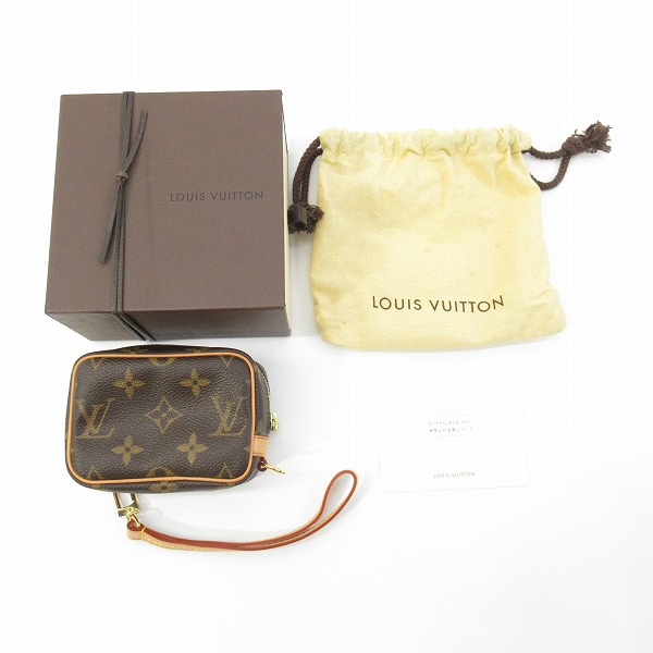 実際に弊社で買取させて頂いたLOUIS VUITTON/ルイヴィトン モノグラム トゥルース ワピティ ポーチ M58030の画像 8枚目