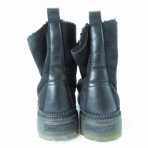 実際に弊社で買取させて頂いたJIMMY CHOO/ジミーチュウ レースアップブーツ 43の画像 1枚目