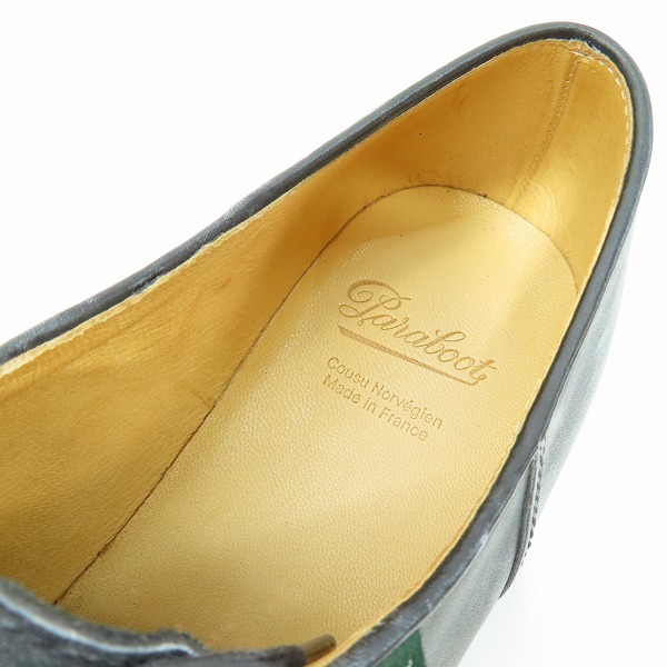 実際に弊社で買取させて頂いたPARABOOT/パラブーツ MICHAEL MARCHE Ⅱ/ミカエル レザーシューズ 715604/41.5の画像 4枚目