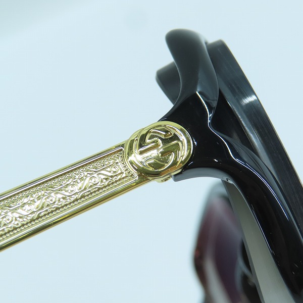 実際に弊社で買取させて頂いたGUCCI/グッチ 度入り サングラス/アイウェア GG0076SKの画像 7枚目