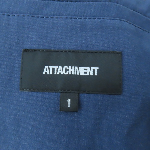 実際に弊社で買取させて頂いたKAZUYUKI KUMAGAI ATTACHMENT/カズユキクマガイ アタッチメント ステンカラーコート AC91-226/1の画像 3枚目