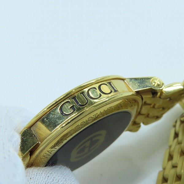 実際に弊社で買取させて頂いたGUCCI/グッチ クォーツ 腕時計【動作未確認】の画像 5枚目