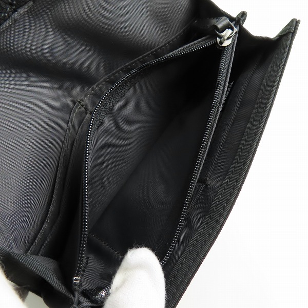 実際に弊社で買取させて頂いたPORTER/ポーター DILL/ディル ロングウォレット/二つ折り長財布 ブラック 653-09754の画像 5枚目