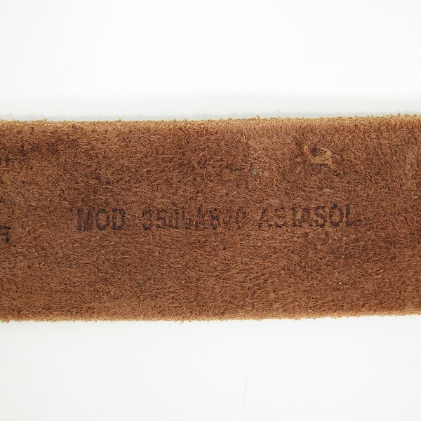 実際に弊社で買取させて頂いたDIESEL/ディーゼル ROYAL ROCK バックル レザーベルト 85の画像 6枚目