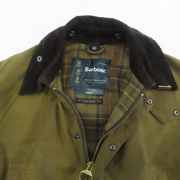 実際に弊社で買取させて頂いたBARBOUR/バブアー BEDALE JACKET/ビデイルジャケット サンドストーン C38/97CMの画像 2枚目