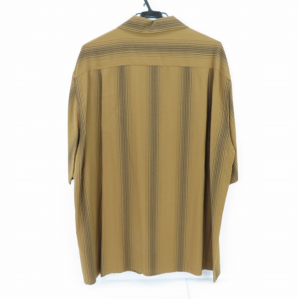 実際に弊社で買取させて頂いたWACKO MARIA/ワコマリア STRIPED OPEN COLLAR SHIRT 半袖シャツ/XL の画像 1枚目