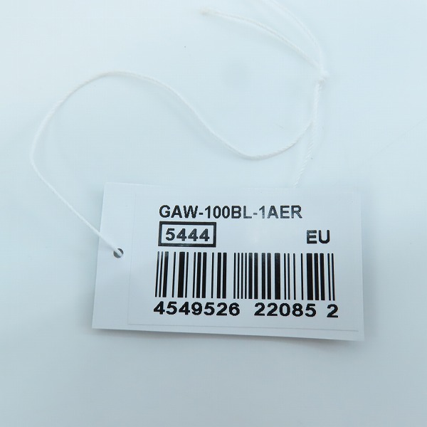 実際に弊社で買取させて頂いたG-SHOCK/Gショック タフソーラー SHOCK RESIST マルチバンド6 腕時計 GAW-100BL-1AERの画像 5枚目