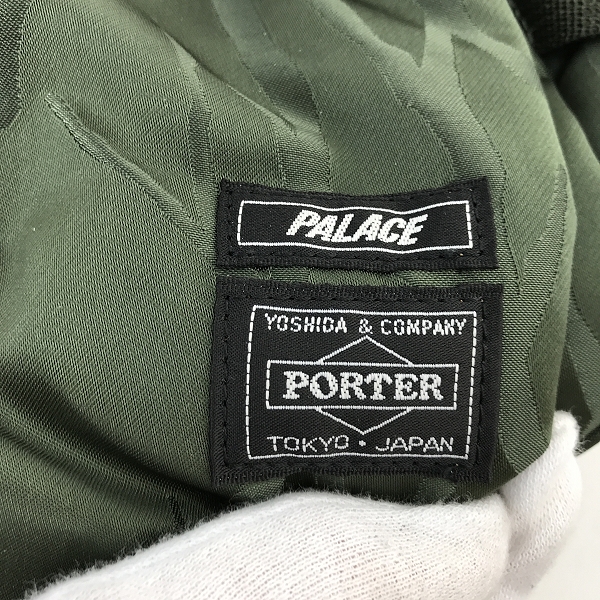 実際に弊社で買取させて頂いたPALACE×PORTER/パレス×ポーター YOSHIDA Waist Bag ウエスト/ボディバッグの画像 5枚目