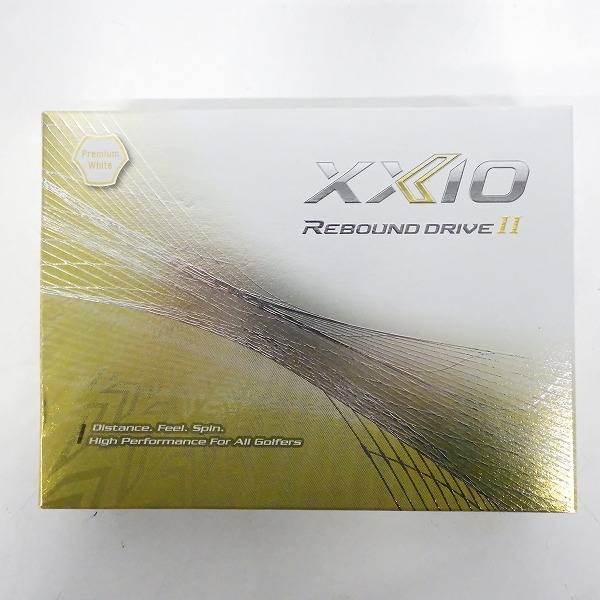 実際に弊社で買取させて頂いた【未使用】DUNLOP/ダンロップ XXIO/ゼクシオ REBOUND DRIVE Ⅱ ゴルフボール プレミアムホワイト 1ダースの画像 2枚目