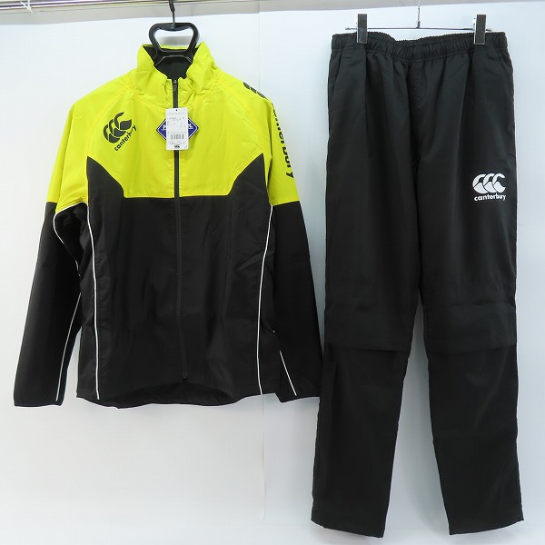 実際に弊社で買取させて頂いた【未使用】Canterbury/カンタベリー ウィンドジャケット/パンツ トレーニングウェア セットアップ RG19514/RG79514/XL