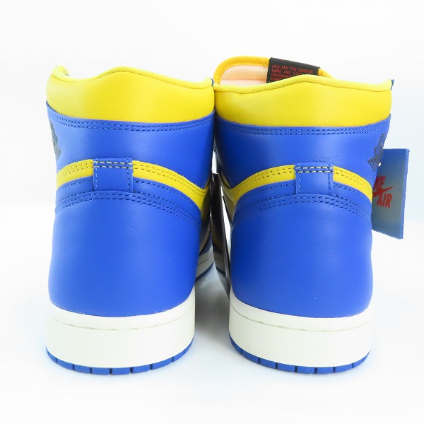 実際に弊社で買取させて頂いた【未使用】NIKE/ナイキ WMNS AIR JORDAN 1 RETRO HIGH OG/エアジョーダン 1 レトロ ハイ リバースレイニー FD2596-700/29の画像 1枚目