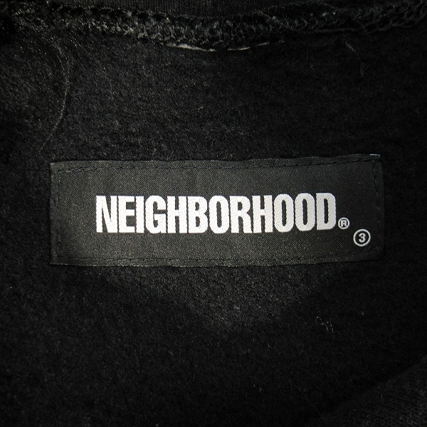 実際に弊社で買取させて頂いたNEIGHBORHOOD/ネイバーフッド 20AW CI/CE-HOODED.LS ロゴプリント パーカー 202LBNH-CSM01S/Mの画像 2枚目