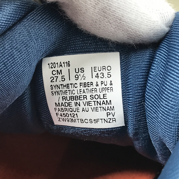 実際に弊社で買取させて頂いたASICS×Vivienne Westwood/アシックス×ヴィヴィアン 21SS GEL-KAYANO 27 DE/ゲルカヤノ27 1201A116-300/27.5の画像 5枚目