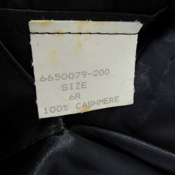 実際に弊社で買取させて頂いたBurberrys/バーバリーズ カシミヤ100％ チェスターコート/6Rの画像 5枚目
