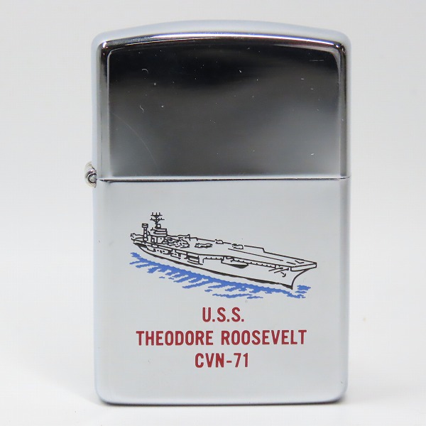 実際に弊社で買取させて頂いたZIPPO/ジッポー USS THEODORE ROOSEVELT CVN-71 1991年製