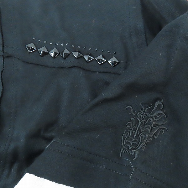 実際に弊社で買取させて頂いた【未使用】Roen×SANRIO/ロエン×サンリオ クラッシュハローキティ スタッズ Tシャツ 75047801 /48の画像 5枚目