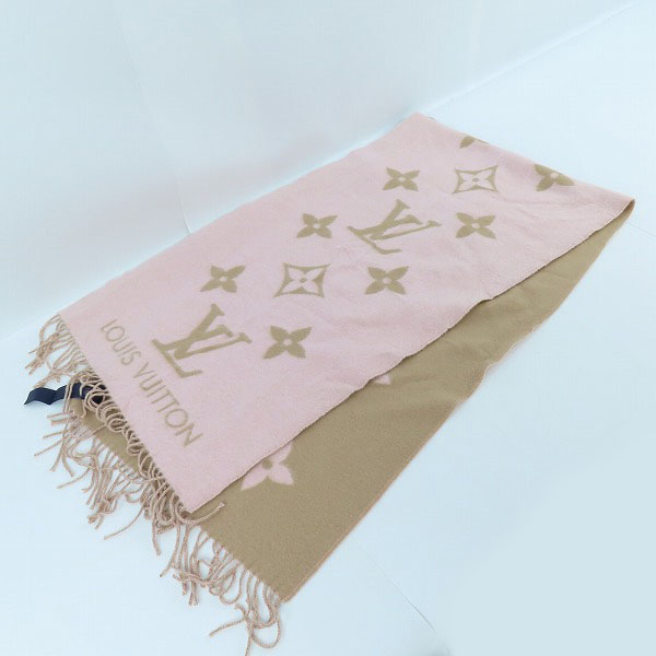 実際に弊社で買取させて頂いた【JPタグ】Louis Vuitton/ルイヴィトン マフラー･レイキャビック M78908の画像 3枚目