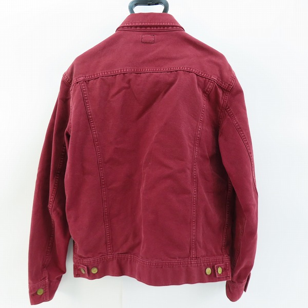 実際に弊社で買取させて頂いたLee×STUSSY/リー×ステューシー Gジャン/トラッカージャケット LB0229/Mの画像 1枚目