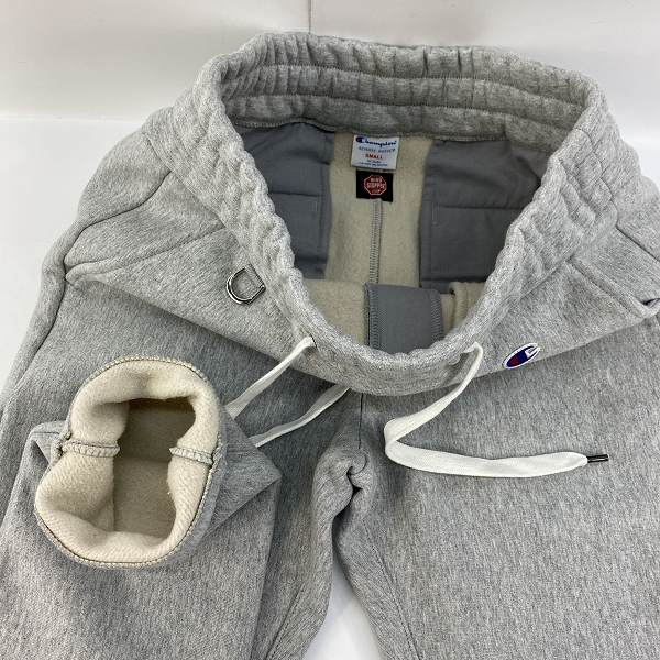 実際に弊社で買取させて頂いたChampion/チャンピオン REVERSE WEAVE/リバースウィーブ WIND STOPPER スウェットパンツ /Sの画像 5枚目