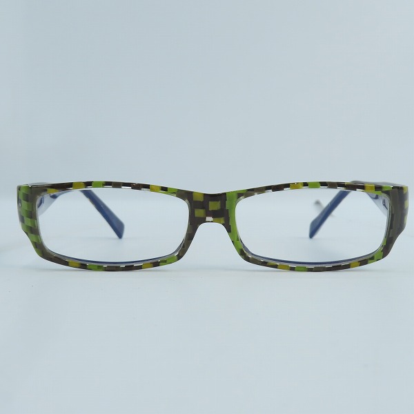 実際に弊社で買取させて頂いたalain mikli/アランミクリ ステンドグラス柄 アイウェア/メガネフレーム AL1048B061
