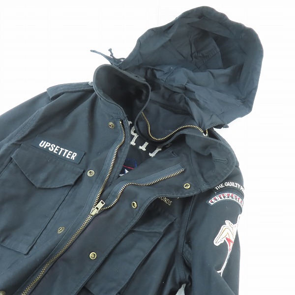 実際に弊社で買取させて頂いたWACKO MARIA/ワコマリア カクテルガール/スカル 刺繍 M-65 フィールドジャケット/ミリタリージャケット/Mの画像 6枚目