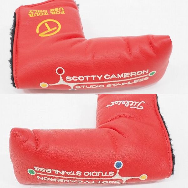 実際に弊社で買取させて頂いた【COA有り】Scotty Cameron/スコッティキャメロン サークルT ニューポートツアー SSS パター 33.25inch ヘッドカバー付の画像 9枚目