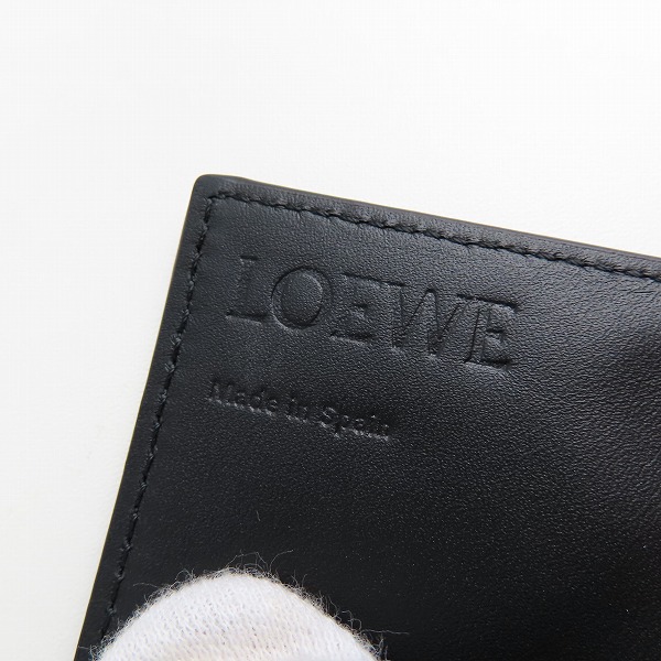 実際に弊社で買取させて頂いたLOEWE/ロエベ ソフトグレインカーフスキン ビジネスカードホルダーの画像 6枚目