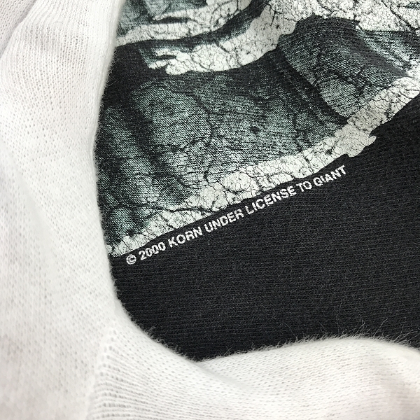 実際に弊社で買取させて頂いたgiant/ジャイアント社製 00s KORN コーン バンドTシャツ/XLの画像 2枚目