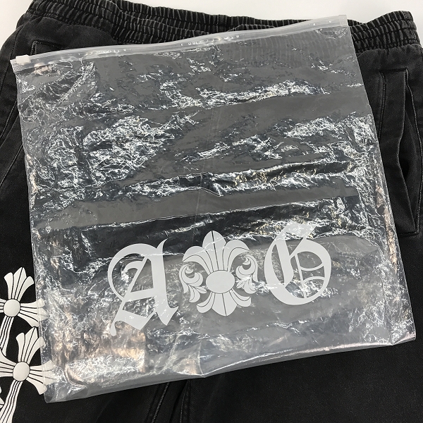 実際に弊社で買取させて頂いたA＆G/エーアンドジー LA スクロールラベル ハーフパンツ Lの画像 9枚目