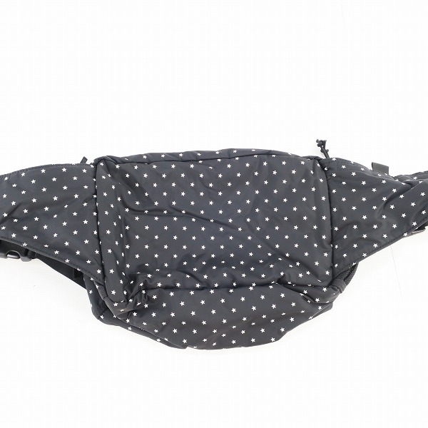 実際に弊社で買取させて頂いたHEAD PORTER/ヘッドポーター WAIST BAG ウエストバッグ 鞄 スター ブラックの画像 1枚目