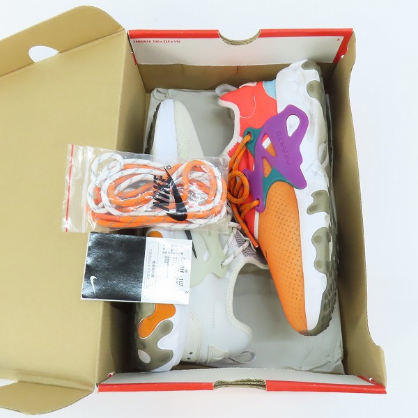 実際に弊社で買取させて頂いたNIKE×BEAMS/ナイキ×ビームス REACT PRESTO DHARMA リアクトプレスト ダルマ CJ8016-107/26の画像 7枚目
