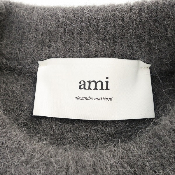 実際に弊社で買取させて頂いたami alexandre mattiussi/アミ アレクサンドルマテュッシ De Coeur クルーネック セーター UKS025.KN0032/Mの画像 2枚目