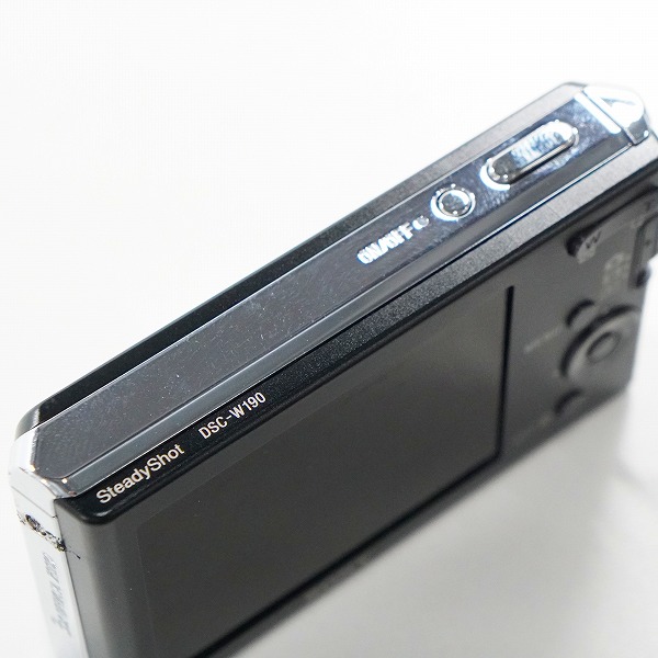 実際に弊社で買取させて頂いたSONY/ソニー DSC-W190 Cyber-shot サイバーショット コンパクトデジタルカメラ 動作未確認の画像 3枚目