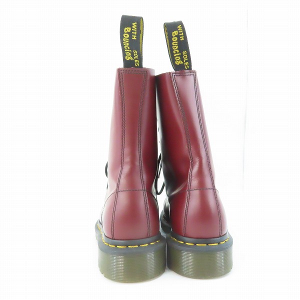 実際に弊社で買取させて頂いたDr.Martens/ドクターマーチン 10EYE BOOTS 10ホール ブーツ レザー 1490/UK6の画像 1枚目