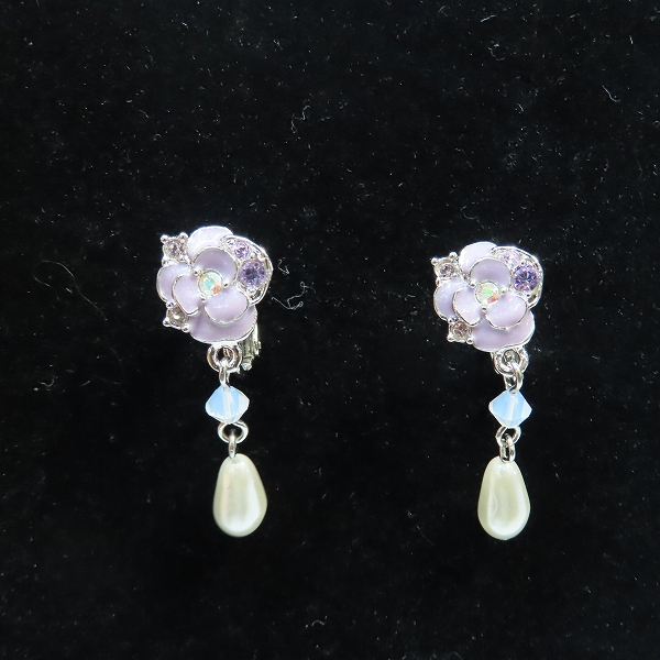 実際に弊社で買取させて頂いたANNA SUI/アナスイ ローズトップ/パール ネックレス/イヤリング/ブレスレット 4点セットの画像 7枚目