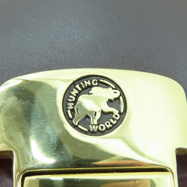 実際に弊社で買取させて頂いたHUNTING WORLD/ハンティングワールド レザー ビジネスバッグ/ショルダーバッグの画像 4枚目