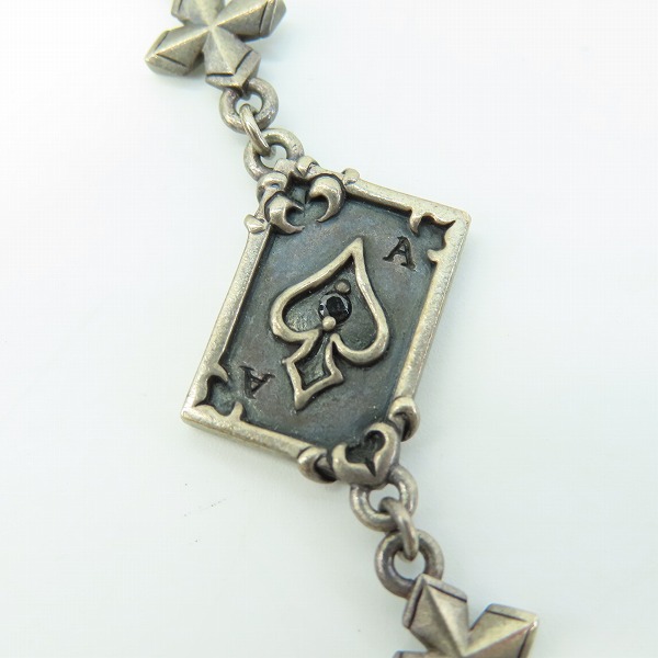 実際に弊社で買取させて頂いたbizarre/ビザール トランプエスパーダブレスレットの画像 3枚目