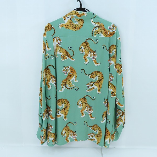 実際に弊社で買取させて頂いたWACKO MARIA×TIM LEHI/ワコマリア×ティムリーハイ タイガー アロハシャツ XLの画像 1枚目