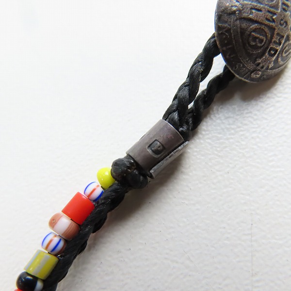 実際に弊社で買取させて頂いたAMP JAPAN/アンプジャパン ビーズ コンチョネックレスの画像 5枚目