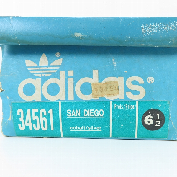 実際に弊社で買取させて頂いたadidas/アディダス san diego  台湾製/ヴィンテージ スニーカー 6.5の画像 9枚目