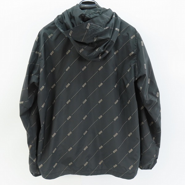 実際に弊社で買取させて頂いたSTUSSY/ステューシー 総柄 ロゴ ジップ アップ ジャケット/ナイロンジャケット/Lの画像 1枚目