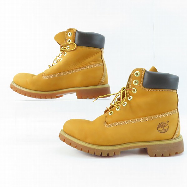 実際に弊社で買取させて頂いたTimberland/ティンバーランド プレミアム 6インチ ウォータープルーフ ブーツ 10061/8Mの画像 3枚目