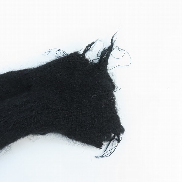 実際に弊社で買取させて頂いたNUMBER (N)INE/ナンバーナイン ウールキッドモヘヤダメージニット 811130003/3の画像 6枚目