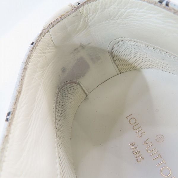 実際に弊社で買取させて頂いたLOUIS VUITTON/ルイヴィトン タトゥーライン モノグラム レザースニーカー LD1200 8の画像 6枚目