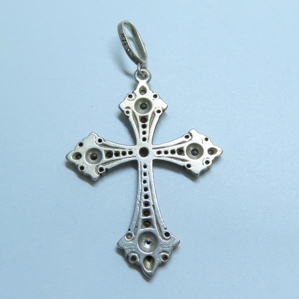 実際に弊社で買取させて頂いたLOREE RODKIN/ローリーロドキン スモールファンシーゴシッククロスペンダント SV925の画像 2枚目