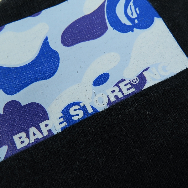 実際に弊社で買取させて頂いたA BATHING APE/アベイジングエイプ BAPE STORE 名古屋 10th 記念半袖Tシャツ/Lの画像 9枚目
